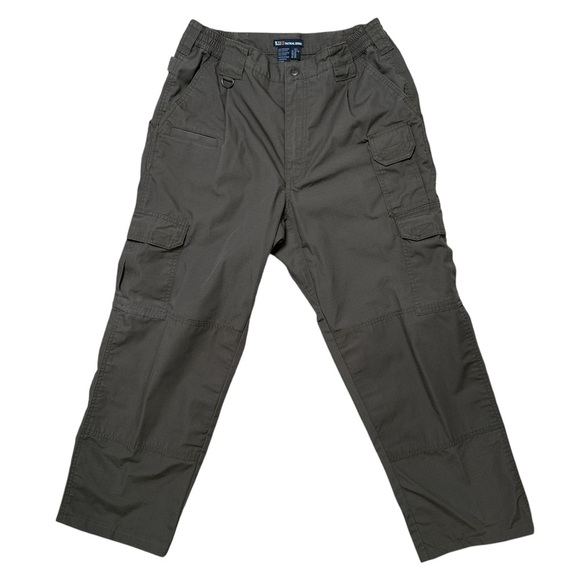 5.11 Tactical Series Men’s 32x32 Dark Brown Olive Taclite® Pro Pants - Picture 2 of 6